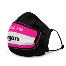 Load image into Gallery viewer, Hello I'm Vegan Pink Mask