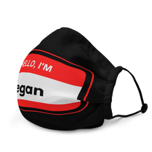 Load image into Gallery viewer, Hello I'm Vegan Red Mask