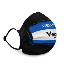 Load image into Gallery viewer, Hello I'm Vegan Blue Mask