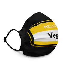 Load image into Gallery viewer, Hello I'm Vegan Yellow Mask