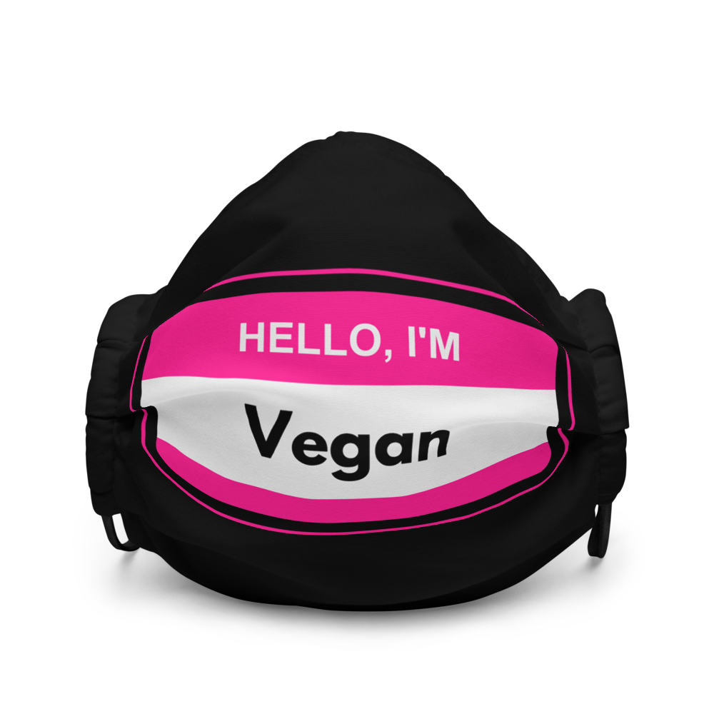 Hello I'm Vegan Pink Mask